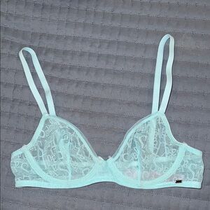 Savage X Fenty Lace Bralette in Soft Blue
